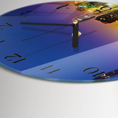 Reloj de pared redondo Horizonte Dubái