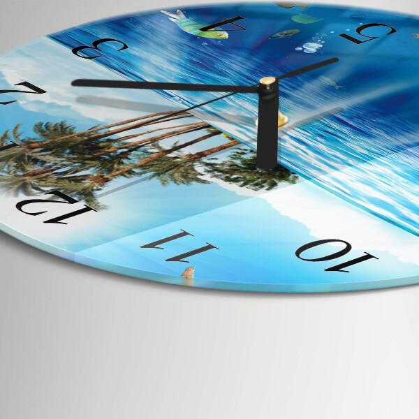 Reloj de pared redondo Isla de los Peces