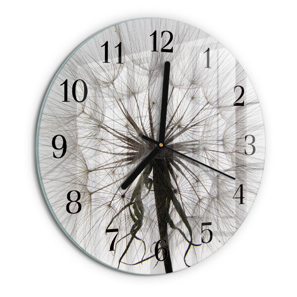 Reloj de pared redondo Diente de león