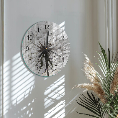 Reloj de pared redondo Diente de león