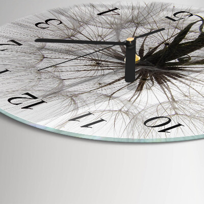 Reloj de pared redondo Diente de león