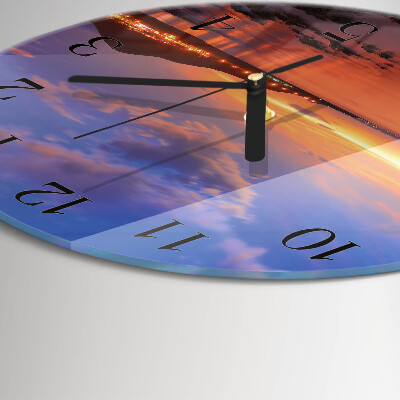 Reloj de pared redondo Isla del Mar