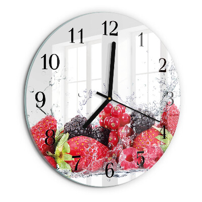 Reloj de pared redondo Fruta