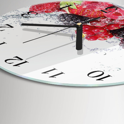 Reloj de pared redondo Fruta