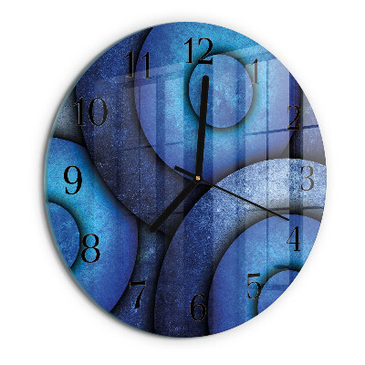 Reloj de pared redondo El arte de los círculos
