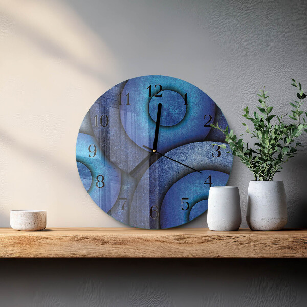 Reloj de pared redondo El arte de los círculos