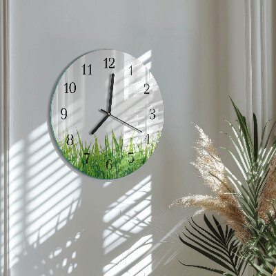 Reloj de pared redondo Césped