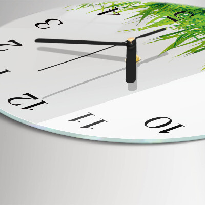Reloj de pared redondo Césped
