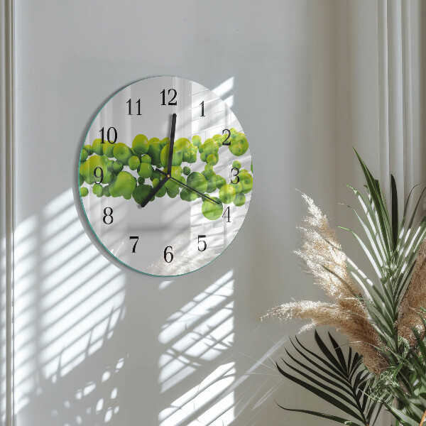 Reloj de pared redondo Manzanas