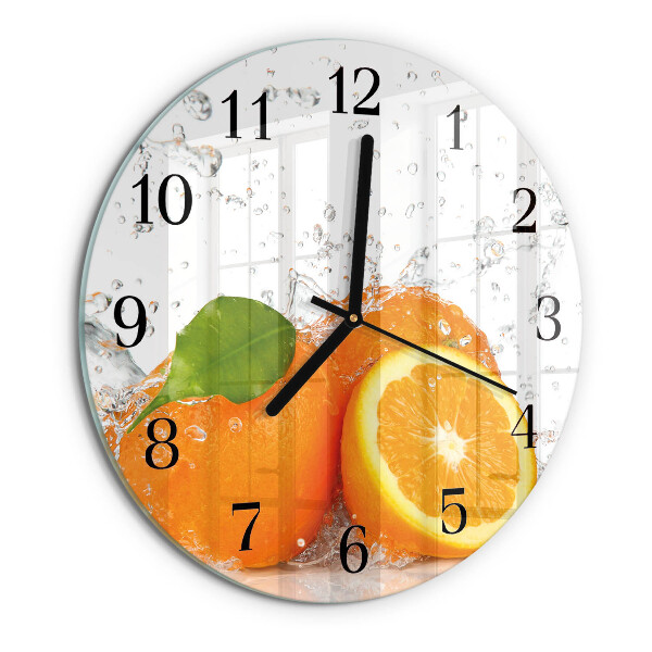 Reloj de pared redondo Naranjas