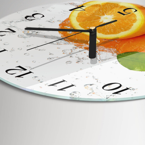 Reloj de pared redondo Naranjas