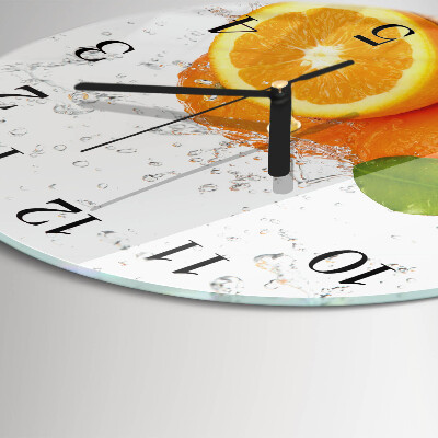 Reloj de pared redondo Naranjas
