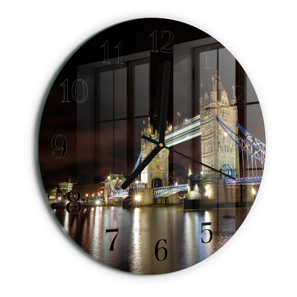 Reloj de pared redondo Puente de Londres