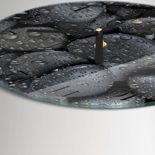 Reloj de pared redondo Piedras Agua
