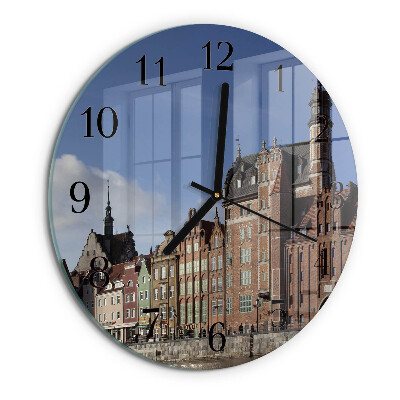 Reloj de pared redondo Gdansk
