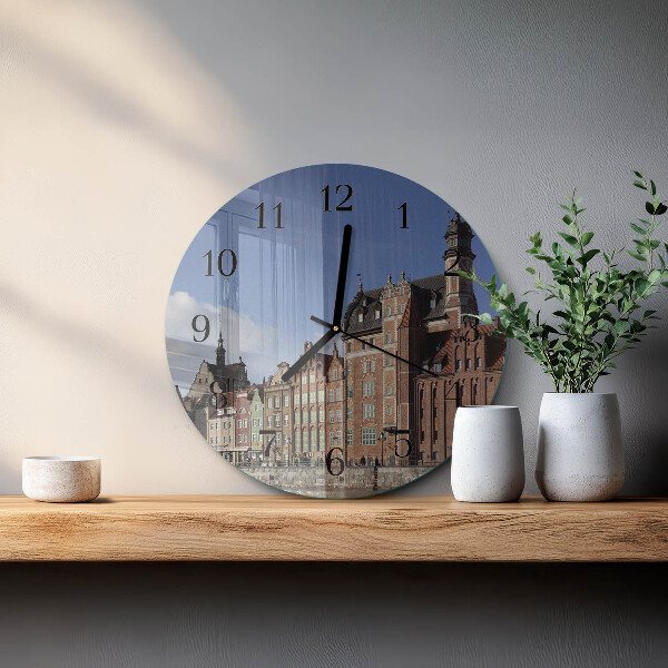 Reloj de pared redondo Gdansk