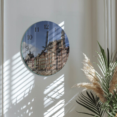 Reloj de pared redondo Gdansk
