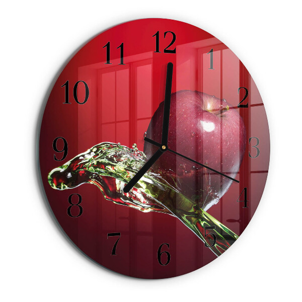 Reloj de pared redondo Manzana