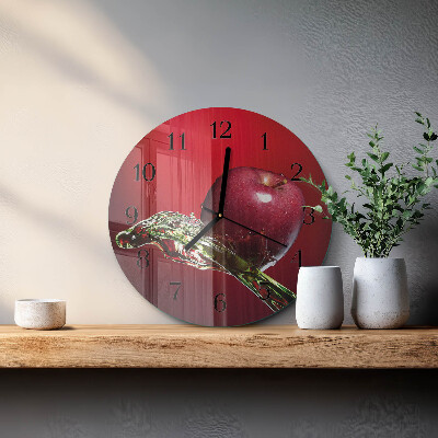 Reloj de pared redondo Manzana