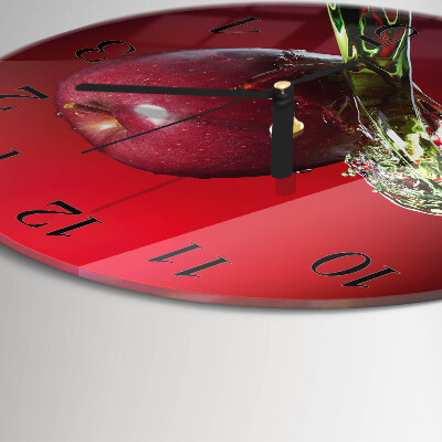 Reloj de pared redondo Manzana