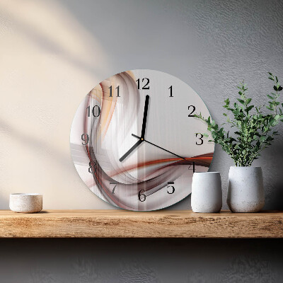 Reloj de pared redondo Abstracción