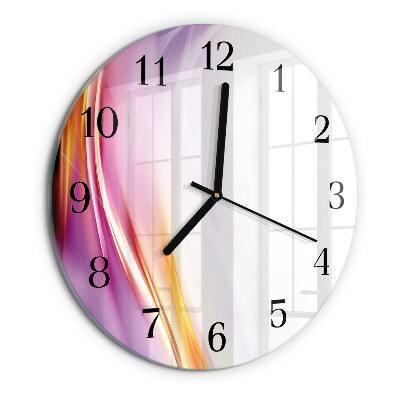 Reloj de pared redondo Abstracción