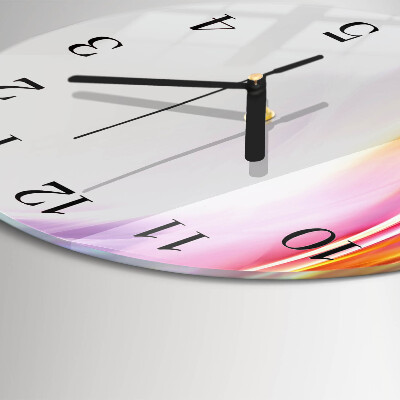 Reloj de pared redondo Abstracción