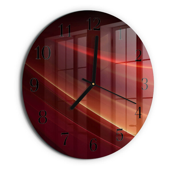 Reloj de pared redondo Abstracción