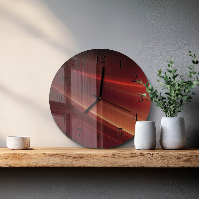 Reloj de pared redondo Abstracción