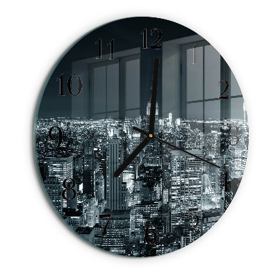 Reloj de pared redondo Noche del horizonte