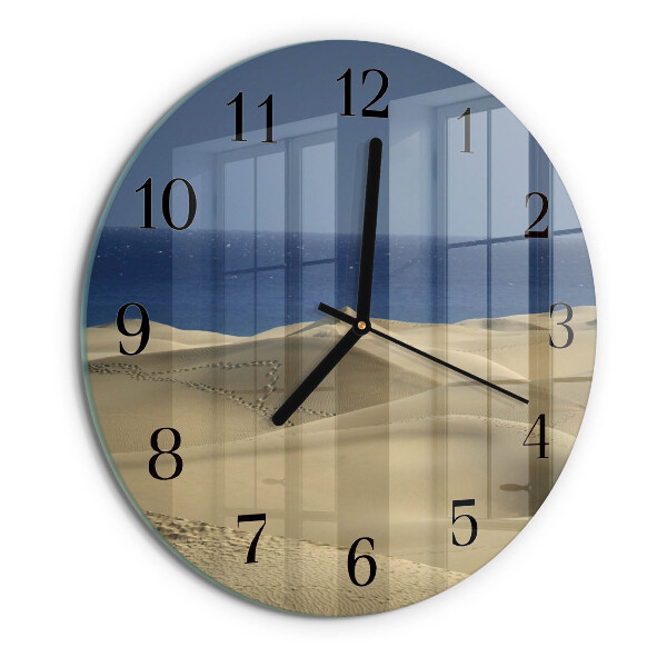 Reloj de pared redondo Dunas marinas