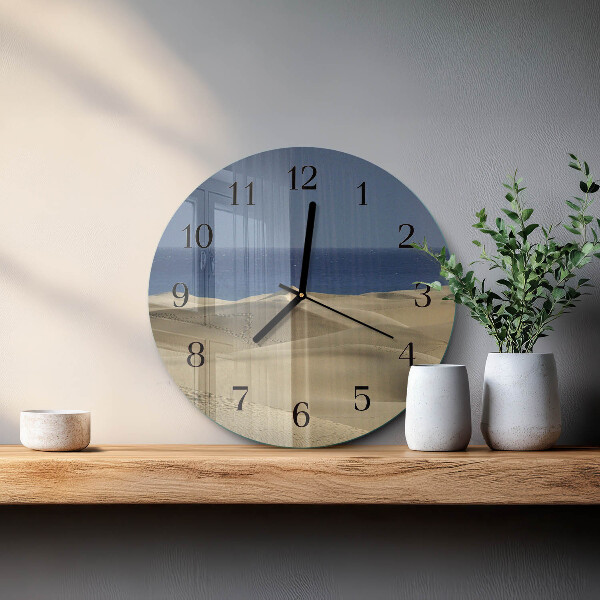 Reloj de pared redondo Dunas marinas