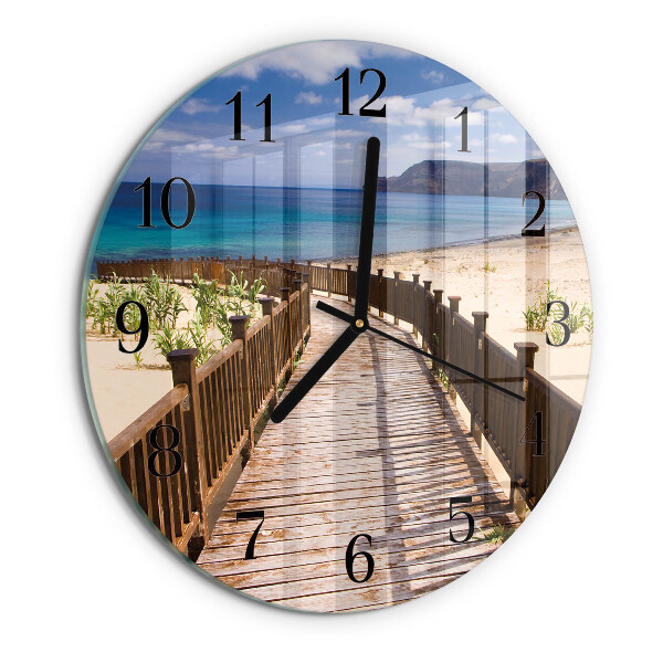 Reloj de pared redondo Playa Mar