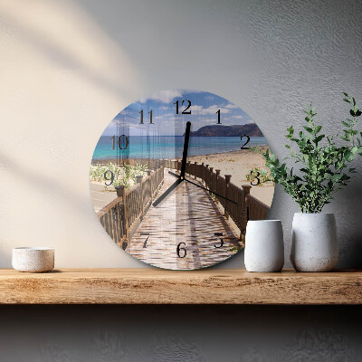 Reloj de pared redondo Playa Mar