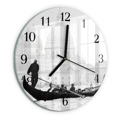 Reloj de pared redondo El barco veneciano
