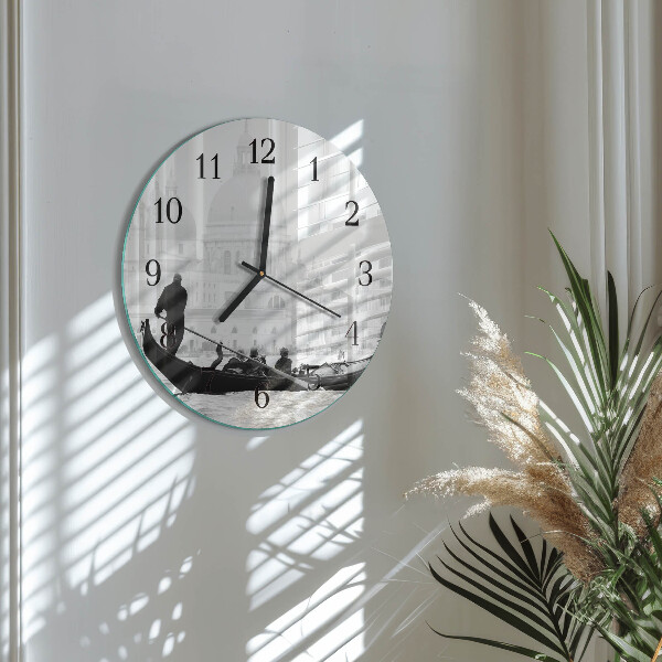Reloj de pared redondo El barco veneciano