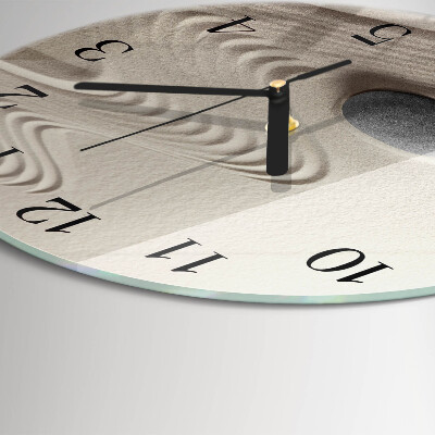 Reloj de pared redondo Arena de piedra