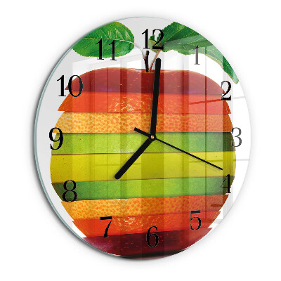 Reloj de pared redondo Manzana