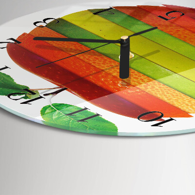 Reloj de pared redondo Manzana