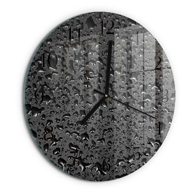 Reloj de pared redondo Gotas de agua