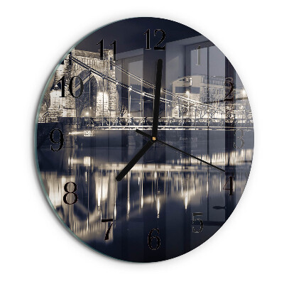 Reloj de pared redondo Puente