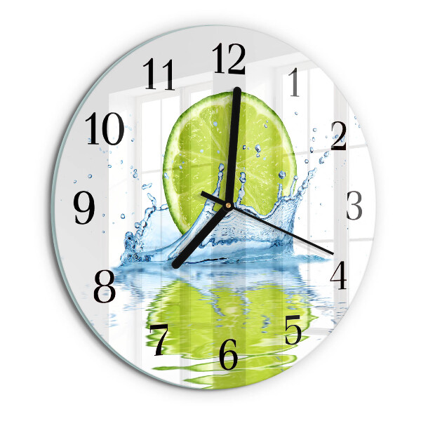 Reloj de pared redondo Agua de cal