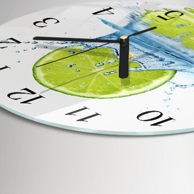 Reloj de pared redondo Agua de cal