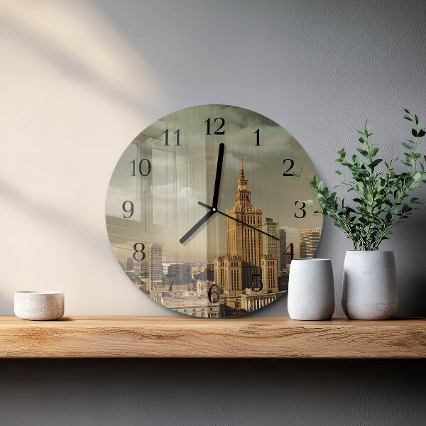 Reloj de pared redondo Varsovia