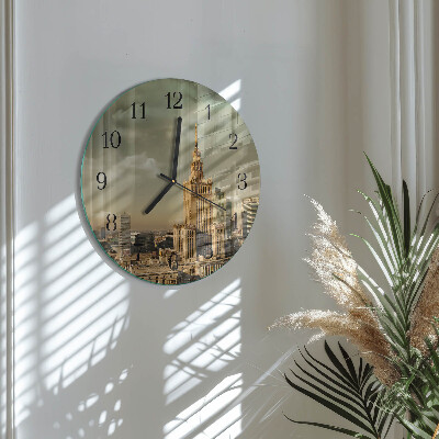 Reloj de pared redondo Varsovia