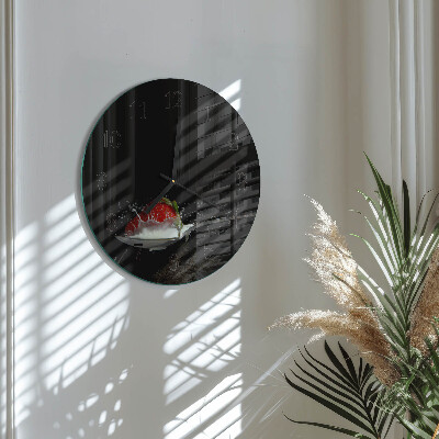 Reloj de pared redondo Fresa