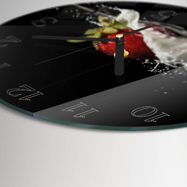Reloj de pared redondo Fresa