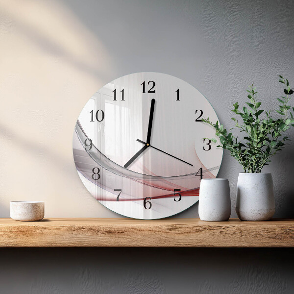 Reloj de pared redondo Abstracción