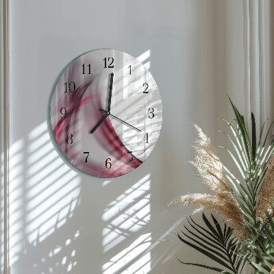 Reloj de pared redondo Líneas abstractas