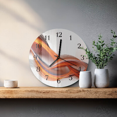 Reloj de pared redondo Humo abstracto